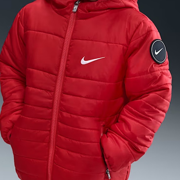 Nike Jacket Red Puffer Jacket - Picture 5 of 11